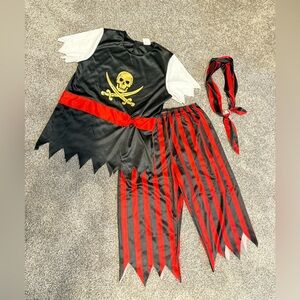 Kids Pirate Costume with Skull Design 6/7
